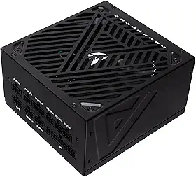 Apevia Fonte de alimentação ATX-SL1000W Soul 1000W totalmente modular compatível com ATX 3.0 e 3.1, conector PCIe 5.1 12V-2x6, ATX Active PFC, design de conversor DC para DC, ventilador silencioso de