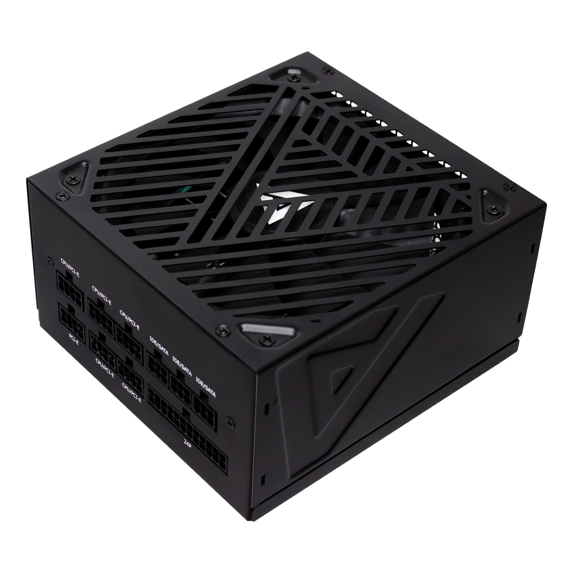 Apevia ATX-SL850W Soul 850W Fully Modular Power Supply ATX 3.0 &amp; 3.1 Compatible, PCIe 5.1 12V-2x6 Connector ATX Active PFC, DC to DC Converter Design, 140mm Silent Fan, RoHS Compliance