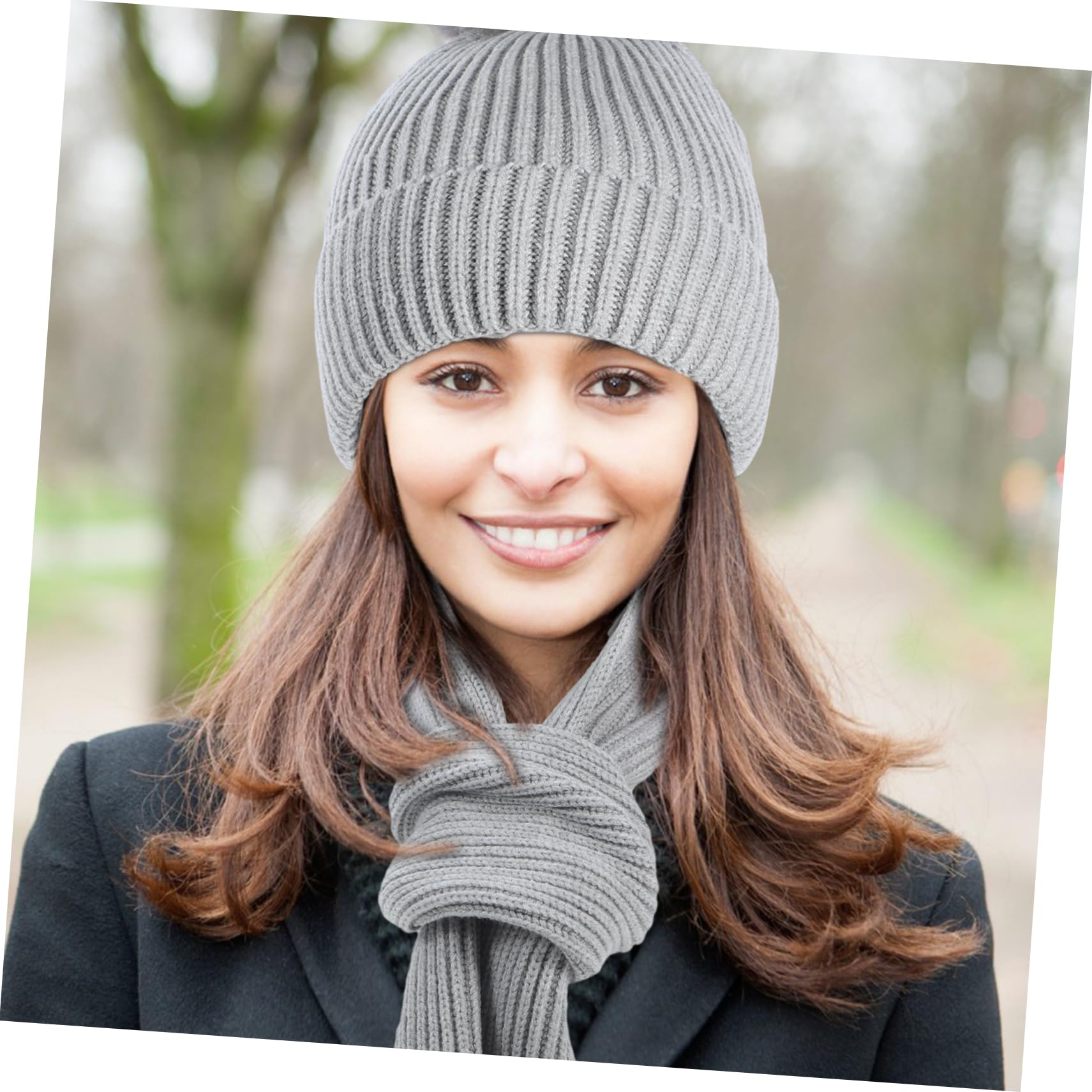 LIFKOME Set Sciarpa Cappello Guanti Caldi Per Ragazze Berretto Sciarpa Da Donna Guanti Caldi Per Esterno Guanti Invernali Guanti Da Equitazione Cappelli Per Le Donne Filato