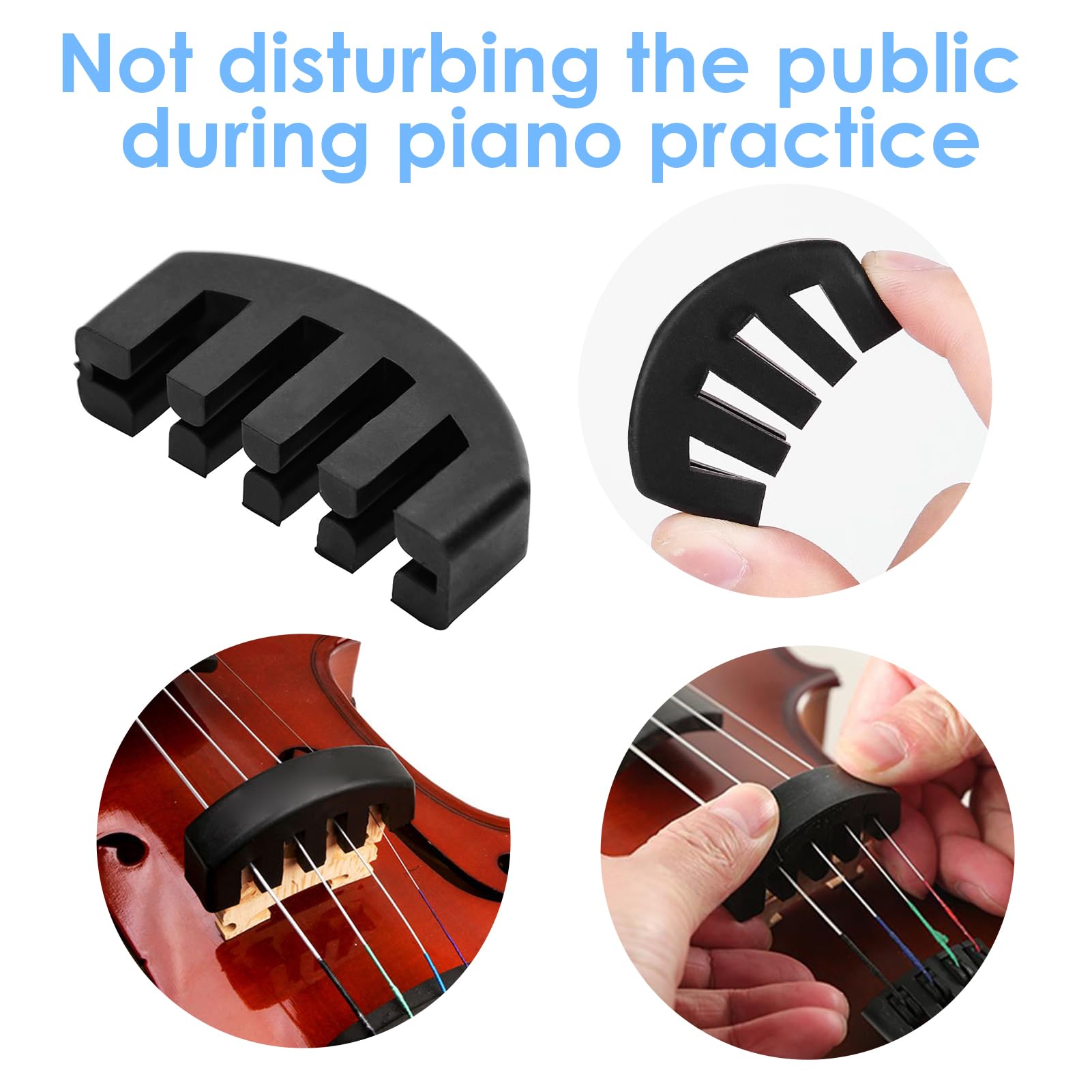 Violin Shoulder Rest for 4/4 and 3/4 Size - Image 4