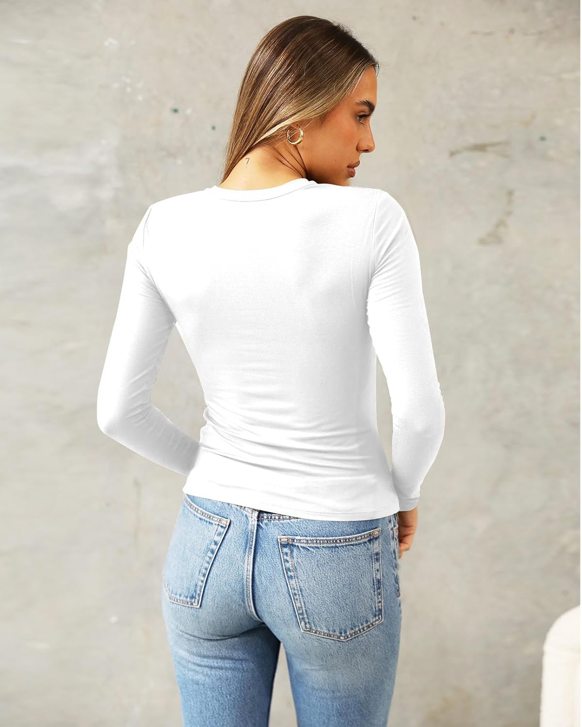 Abardsion Women's Slim Lightweigh Long Sleeve T Shirts image 5