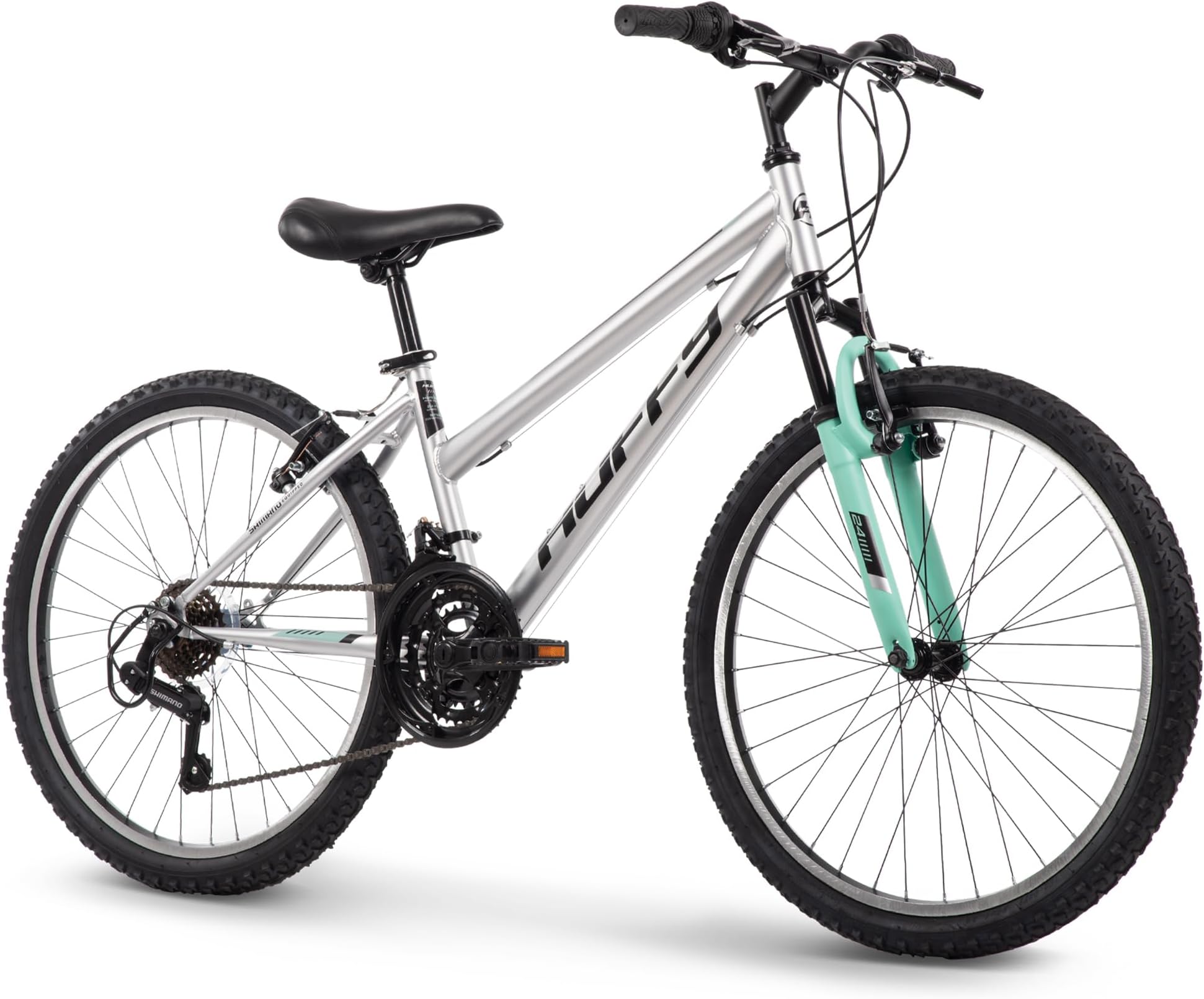 Stone Mountain Bike for Men and Women, 20”/24”/26”, 6-Speed (20”) or 21-Speed, Front or Dual Suspension (Varies), Multiple Colors, Adjustable Saddle, Shimano Equipped, All-Terrain Tires