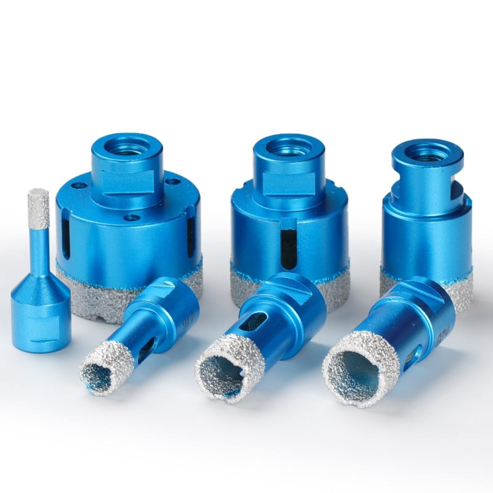 1pc M14 Filo Sottovuoto Brasato Punta Diamantata Per Foratura Foro Per Piastrelle In Ceramica Sega Trapano Per Marmo Granito,80 Mm