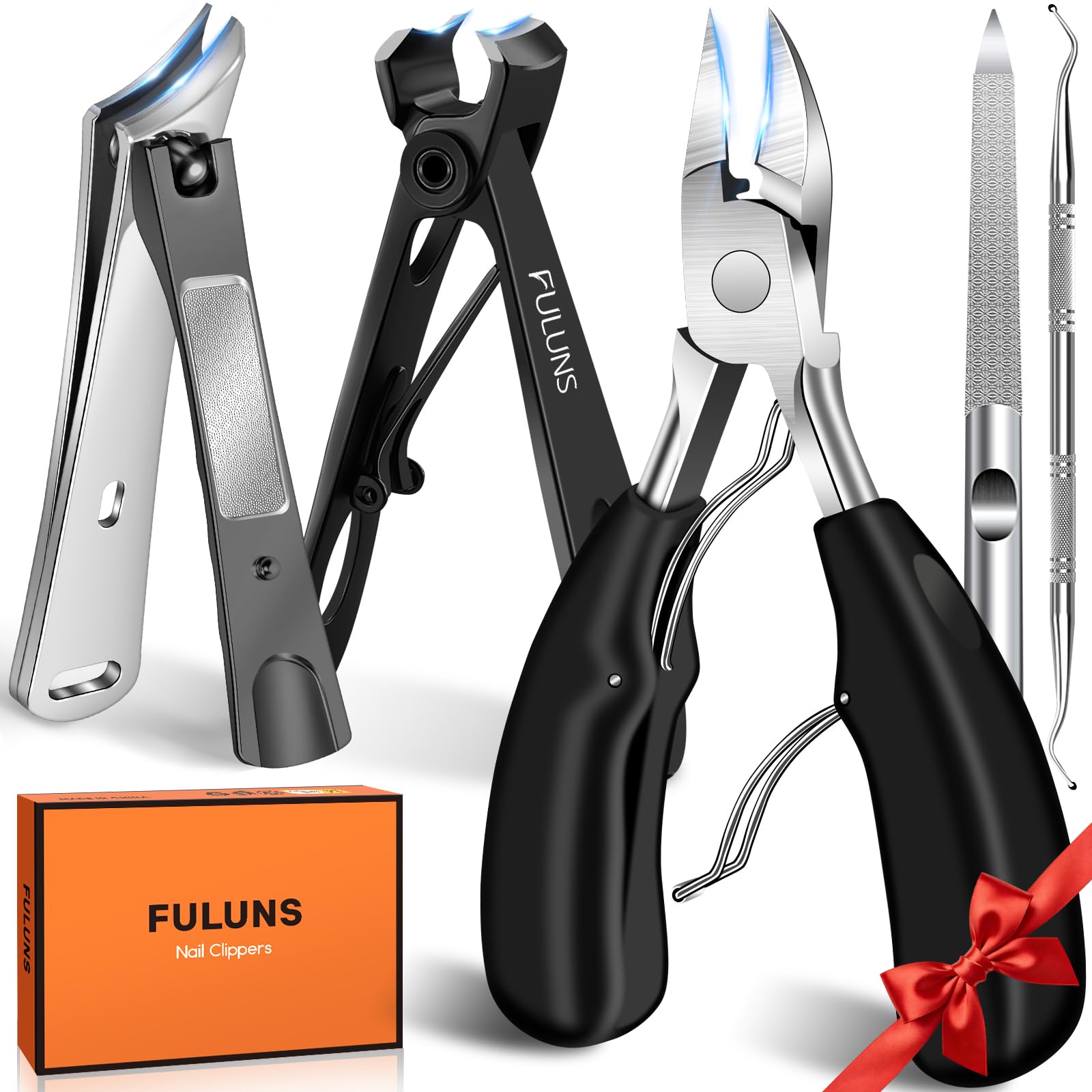 Toenail Clippers for Seniors Thick Toenails Ingrown Toe Nail Clippers for Men Thick Nails with Wide Opening Heavy
