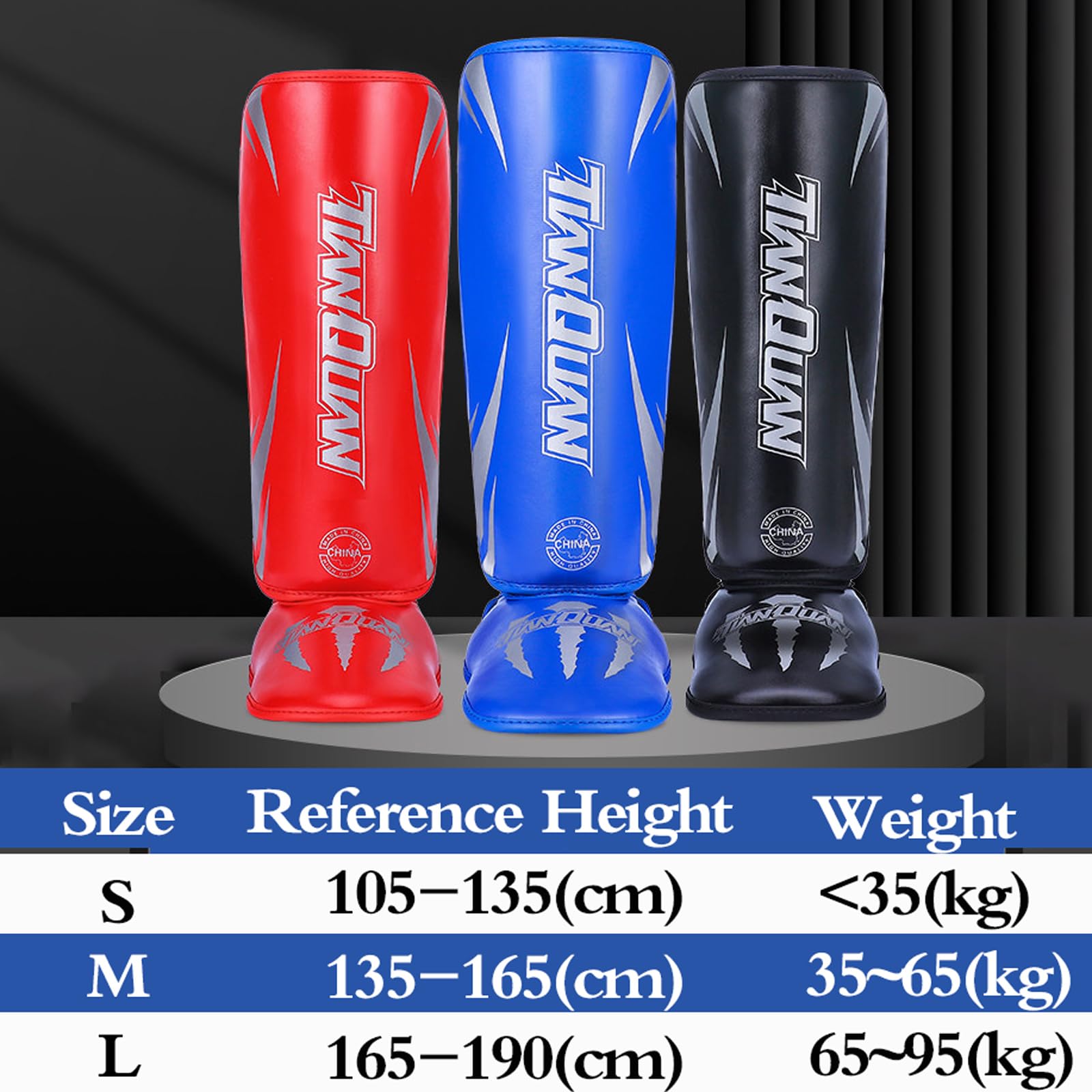 Piedi Protezione Shin Guard,Parastinchi da Boxe,Parastinchi per Arti Marziali,MMA Arti Marziali Protettivo Parastinchi,Traspiranti,per Allenamento Sparring,Arti Marziali Boxe Karatè