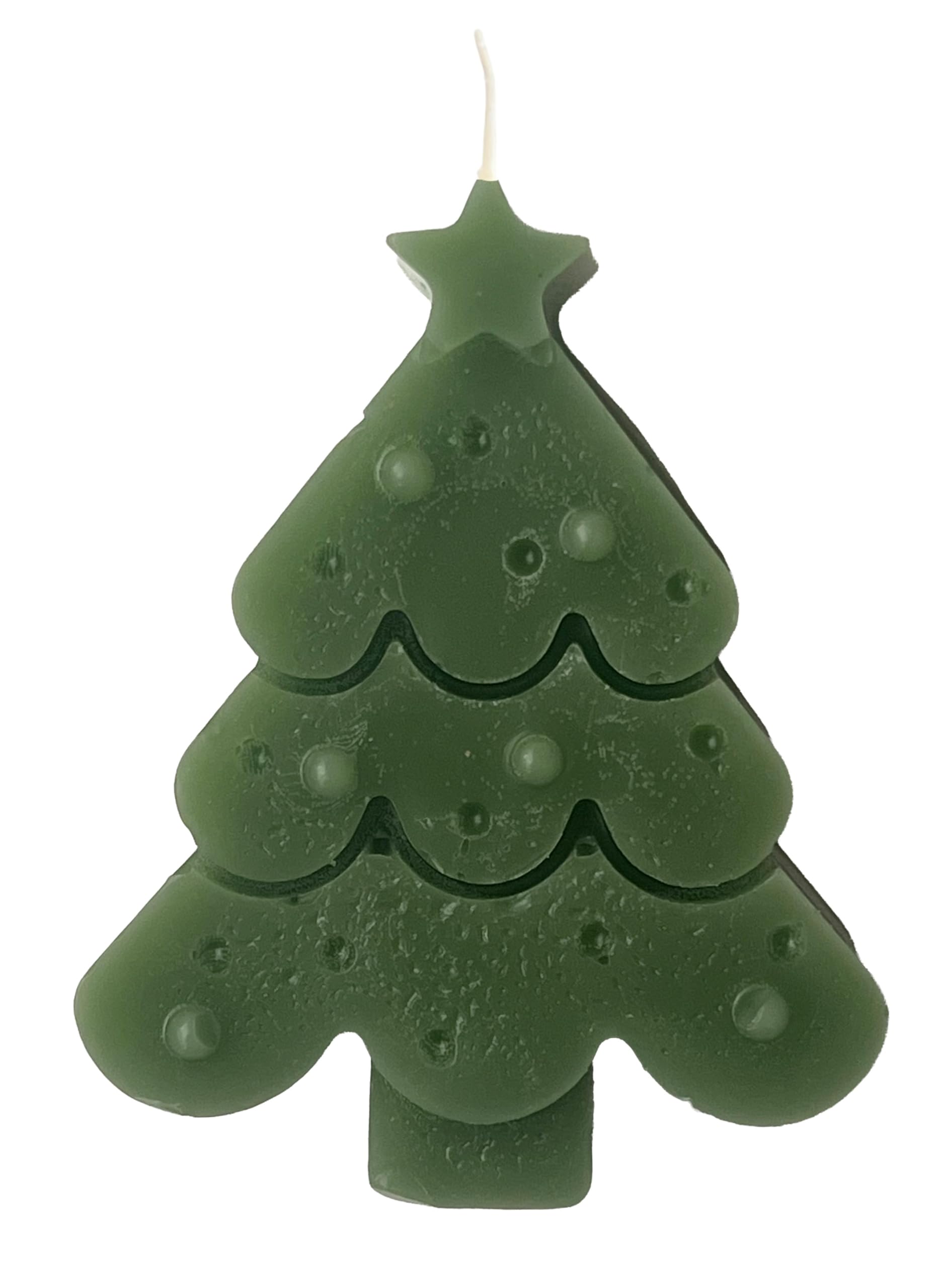 Cereria Di Giorgio - Display mit 6 Rentierkerzen und 6 Kerzen in Form eines Weihnachtsbaums - Honig-Zimtduft - Dekoriertes Etui - Handgefertigt