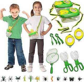 Sponsored You’re seeing this ad based on the product’s relevance to your search query.Learn more about this advertisement Bug Catcher Kit for Children's Outdoor Explorer Kit Toy, Beetle Habitat with Enlarged Viewer, Bug Catcher, Tweezers, Educational Outdoor Toy for Children, Nature Insect Lovers