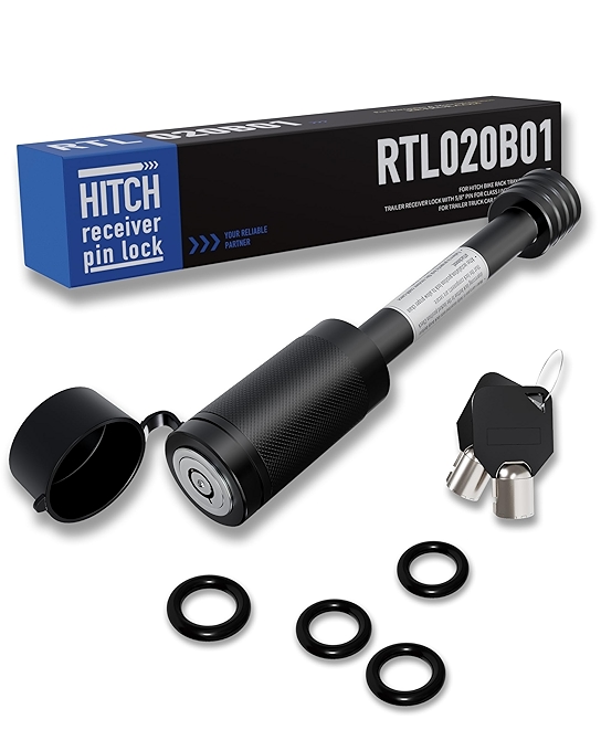 RETRUE 拖车钩锁，锁定式钩销，适用于Class III IV 拖车配件