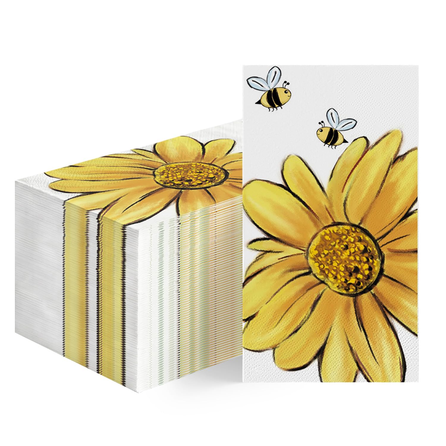 Horaldaily 100 Weihnachts-Papierservietten – 33x33 Cm, 3-lagig, Buntes Fußball-Design Für Feiern