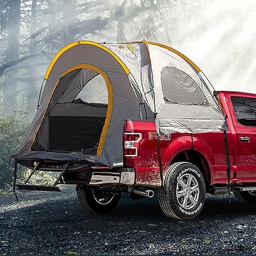 Tienda de campaña para camioneta de 55 a 6 pies para 2 personas ventanas y puertas de malla de privacidad impermeable PU2000 mm y resistente al