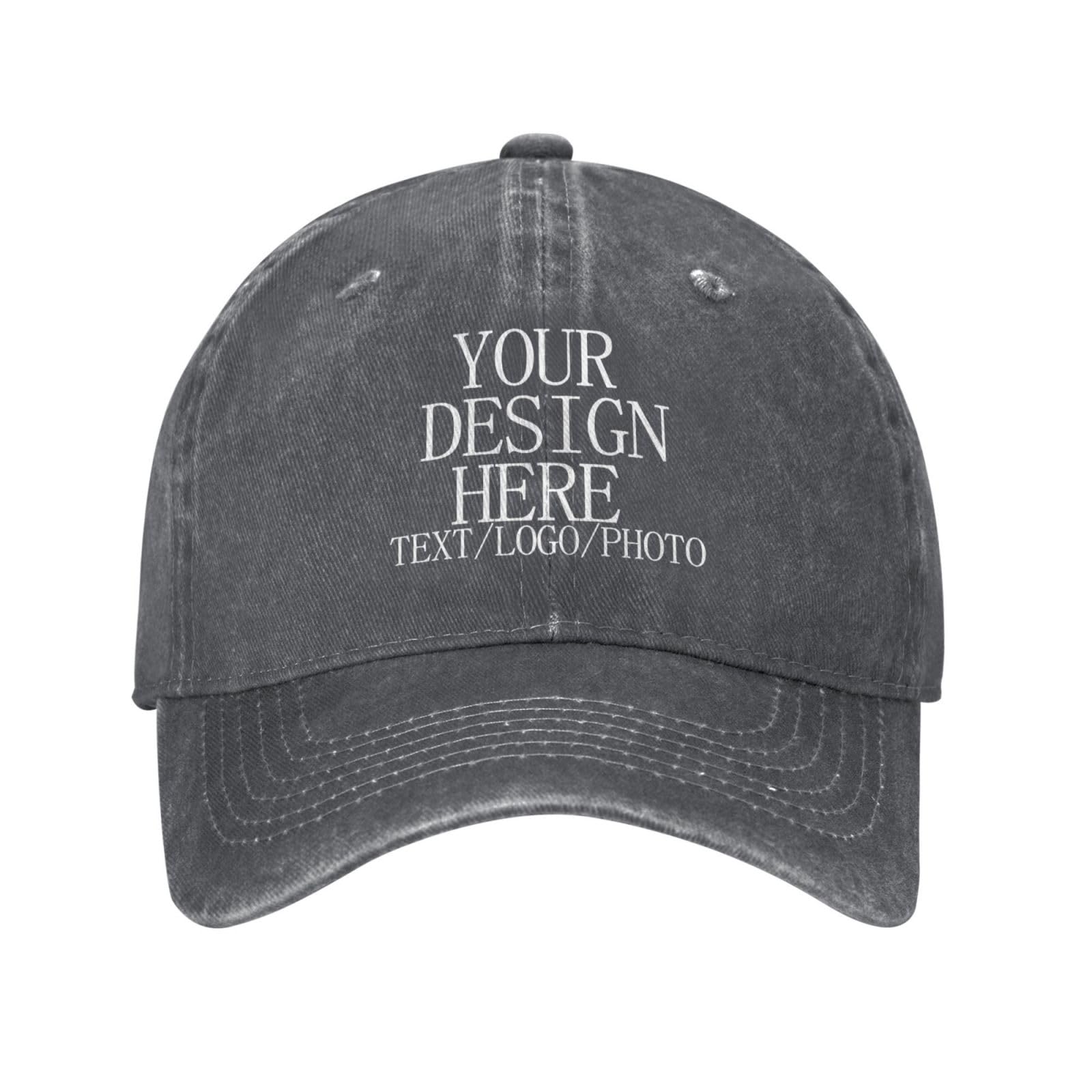 Bulk Custom Cap for Men Women Personalised Hat with Logo Text Photo Mesh Trucker Caps Breathable Adjustable Personalised Gift for Golf Sports Corporate Baseball Cap