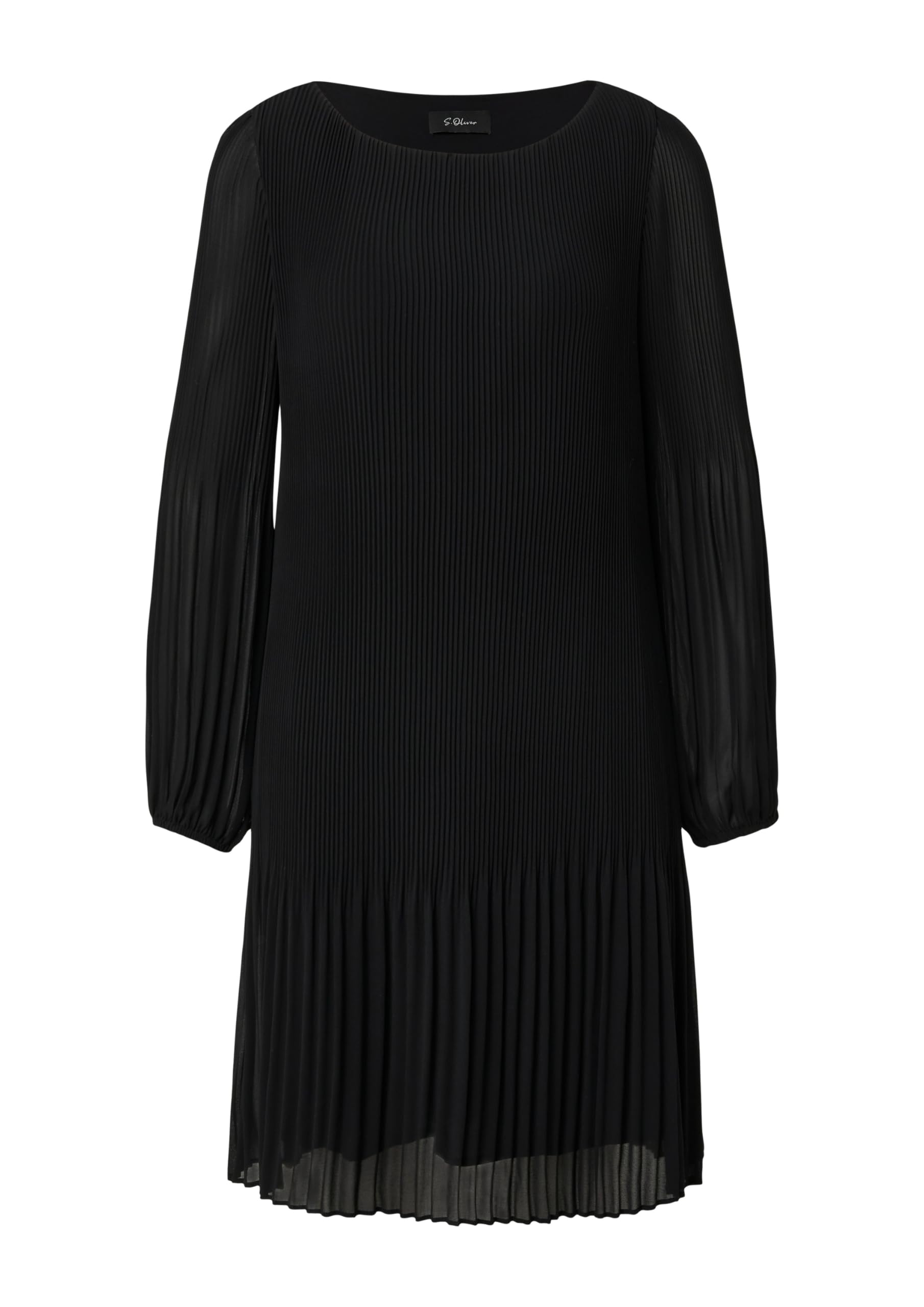 s.Oliver Plissiertes Chiffonkleid