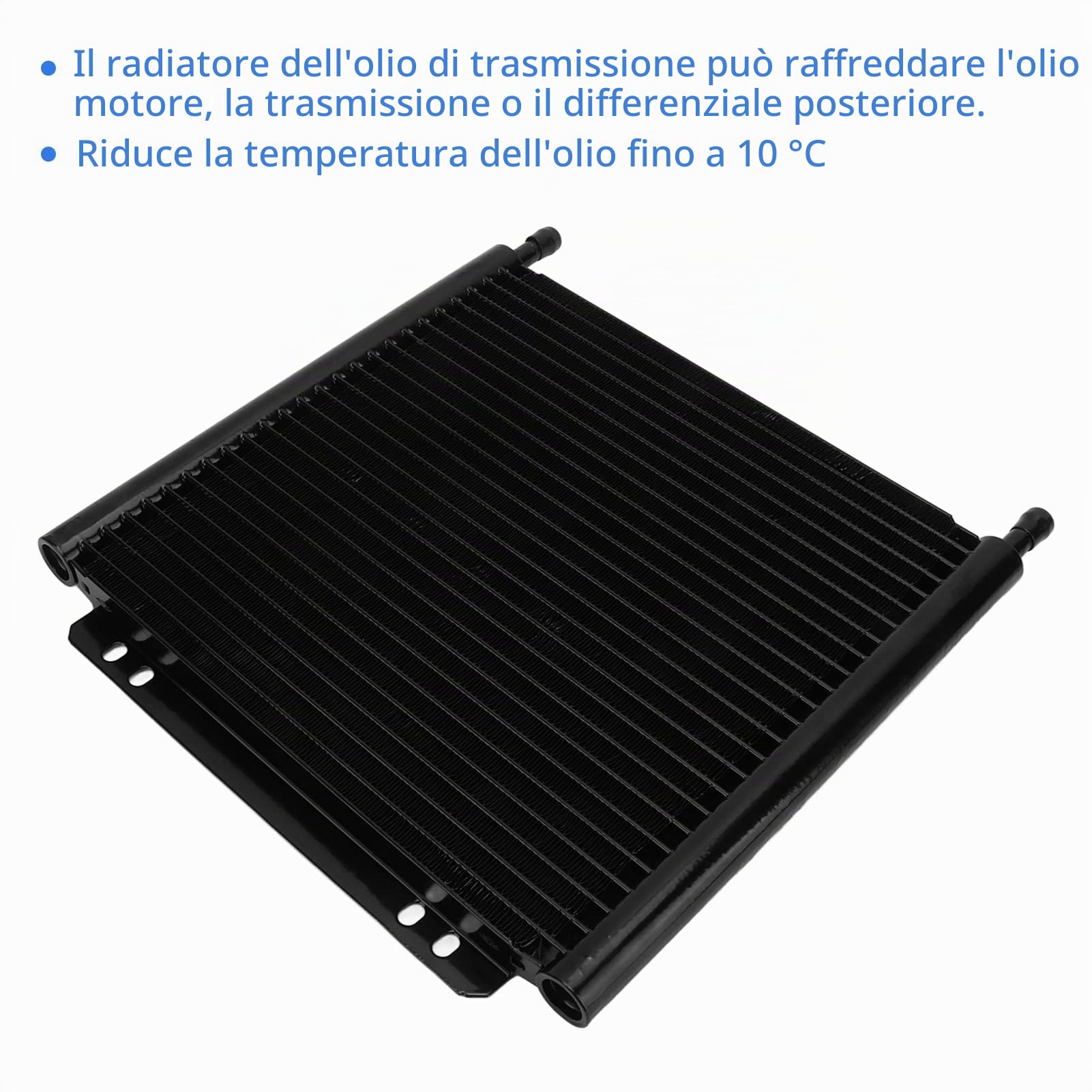 Radiatore Dell'olio, Radiatore Dell'olio della Trasmissione di Raffreddamento Dell'olio in Lega di Alluminio Radiatore Nero a 26 File Per Pick Up Truck Classe C