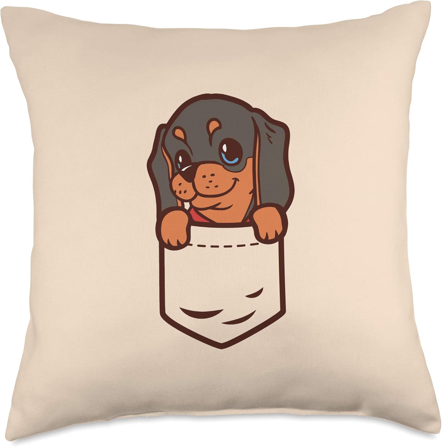 dachshund throw pillows