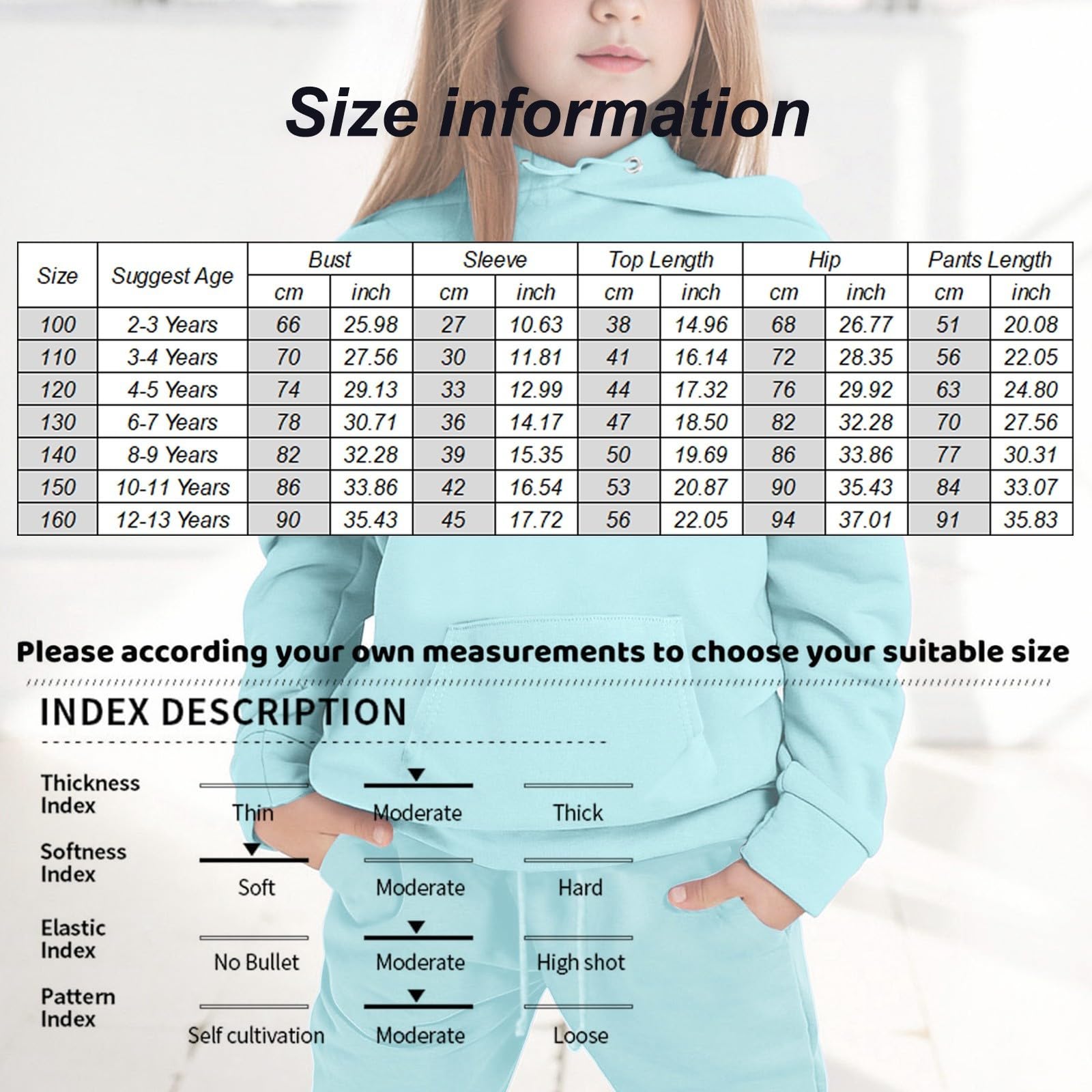 Conjunto de entrenamiento para niñas, 2 piezas, otoño 2025, con capucha, manga larga, gráfico, cómodo, estampado de corazón, pantalones de chándal para salir, correr, viajar, acogedor