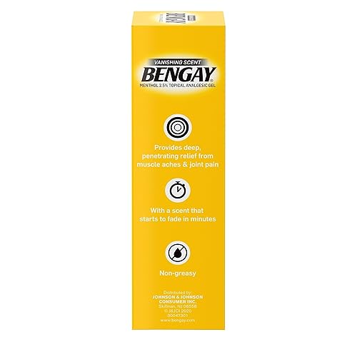 Miniatura 4 de Bengay Gel para aliviar el mentol, aroma de 2 onzas, compra paquetes y ahorra (paquete de 6)