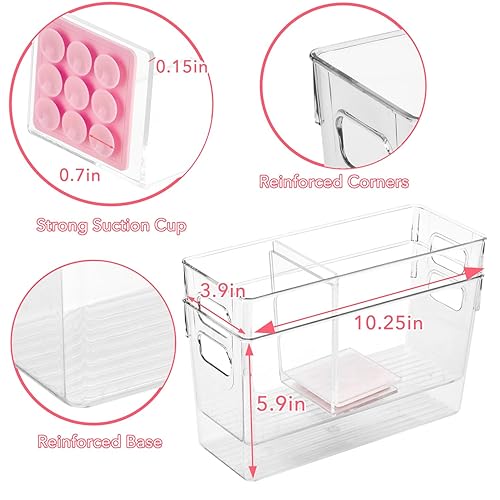 Miniatura 5 de Recipiente de almacenamiento de leche materna con tablas separadoras en forma de L, los divisores aplanarán las bolsas de leche materna de pie en