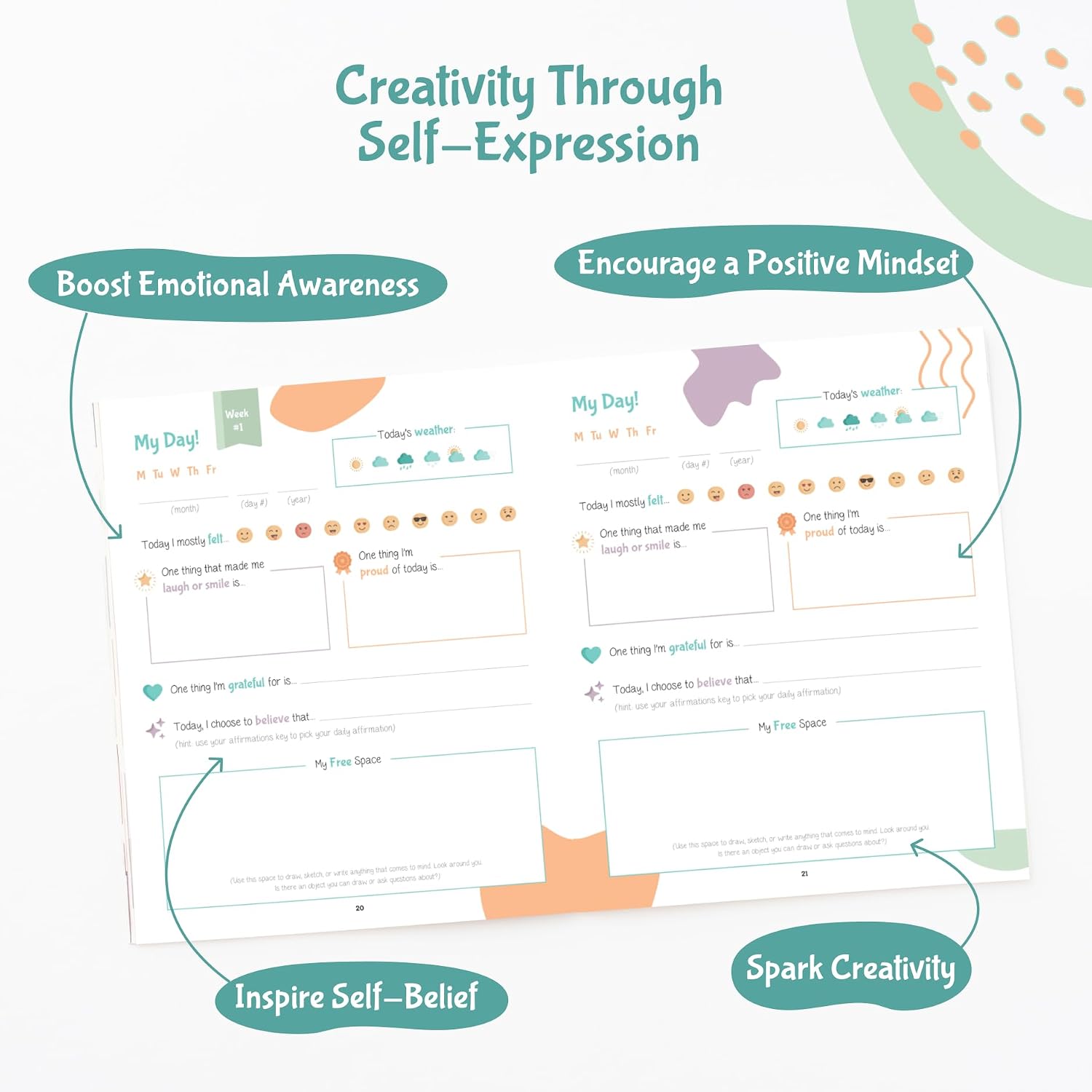 Sonder Kids Wellness Journal: Curiosity, Guided Activity Journal, Ages 6-12