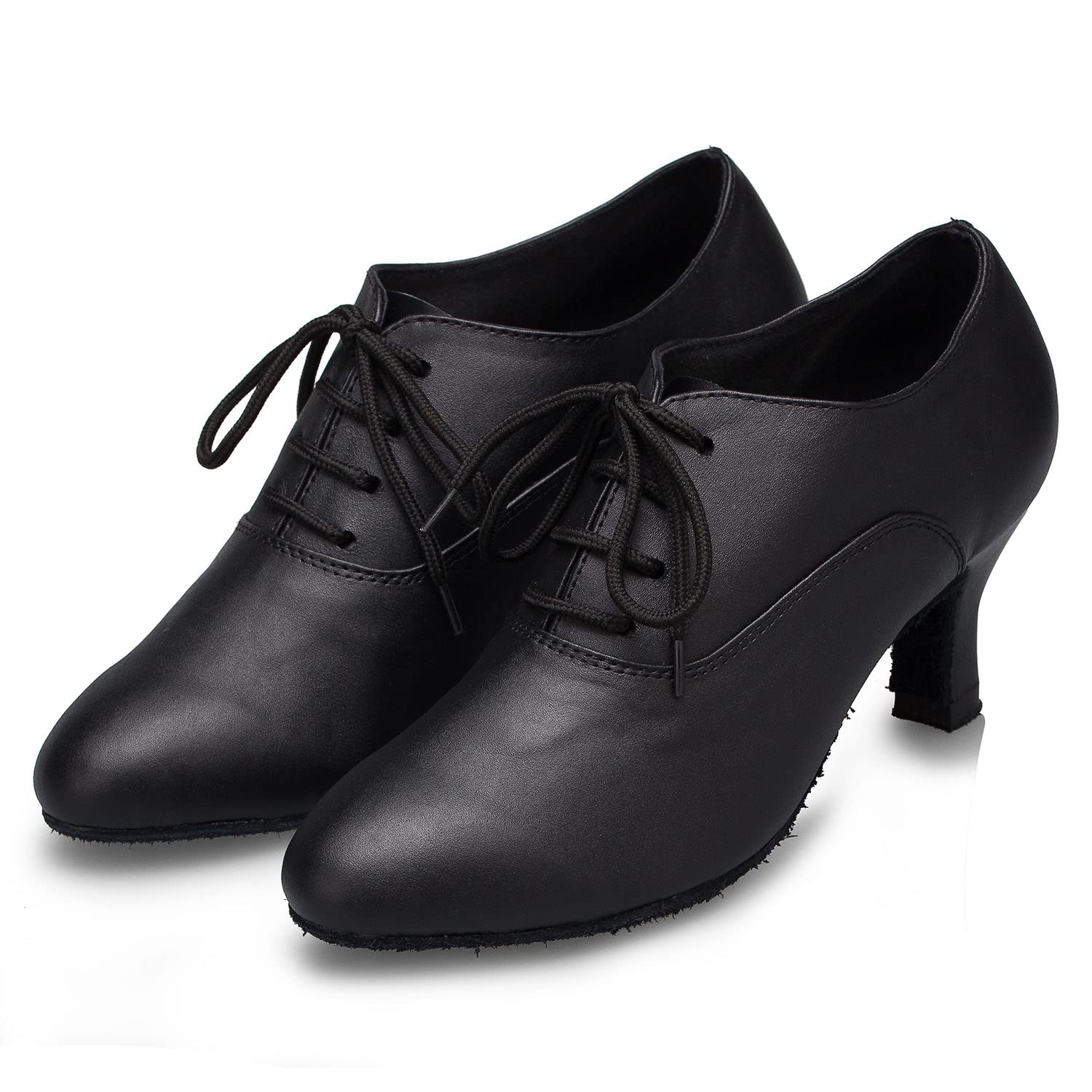 Scarpe da Ballo per Balli Latini da Sala da Ballo con Punta Chiusa Scarpe da Insegnante Danza Modèle YCL159