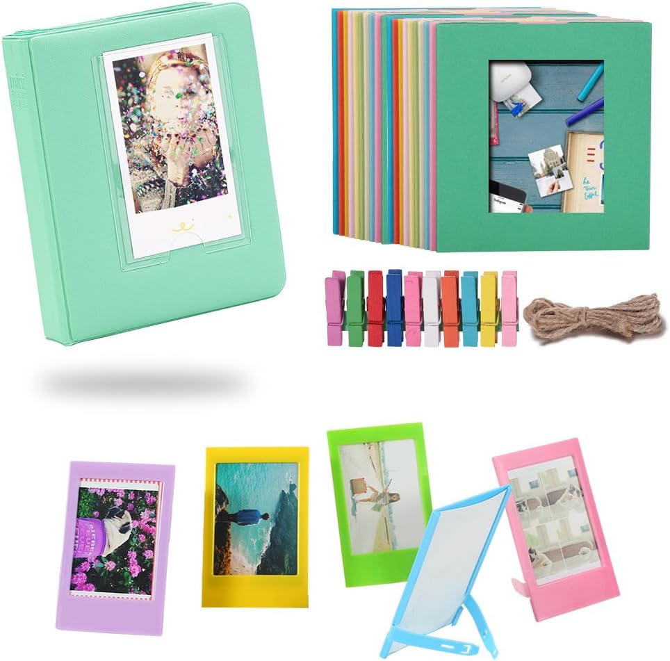 Katia Film Frames Bundles Set Compatible for HP Sprocket Portable Photo Printer/Polaroid Zip Mobile Printer/Polaroid Snap Instant Digital Camera with Album/Frames/Hanging Frames