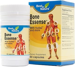 Bone Essense with Kolla2 (Type II Collagen) - Bone and Joint Health Supplement. (60 Count)