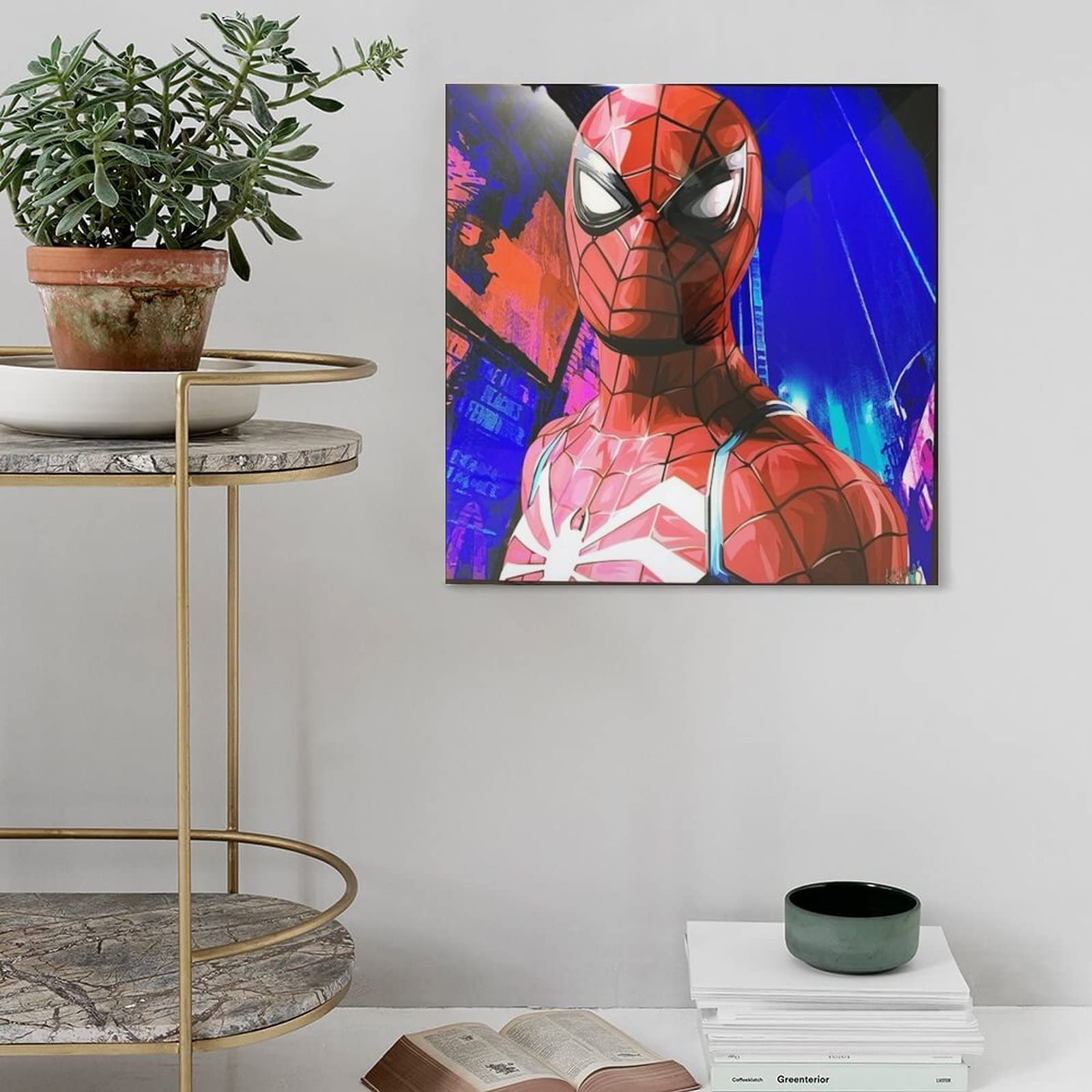 スパイダーマン　アートパネル 新品】Spider-Man(スパイダーマン)アートパネル クリスタルアート