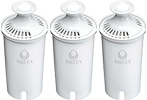 Brita Standard Water Filter Replacements for Pitchers and Dispensers, BPA-Free, Replaces 1,800 Plastic Water Bottles a...