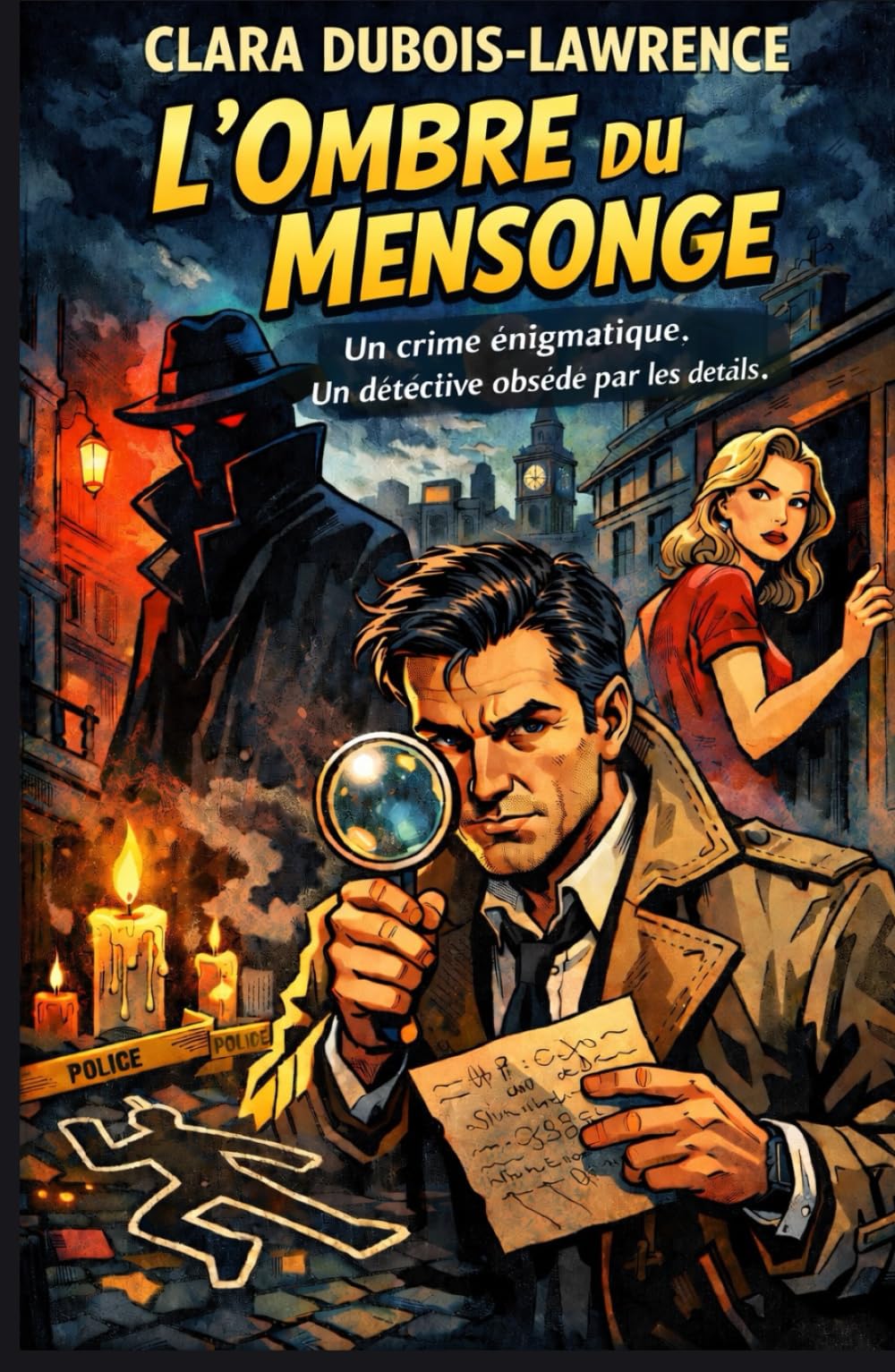 L’ombre du mensonge: Un crime énigmatique. Un détective obsédé par les détails.