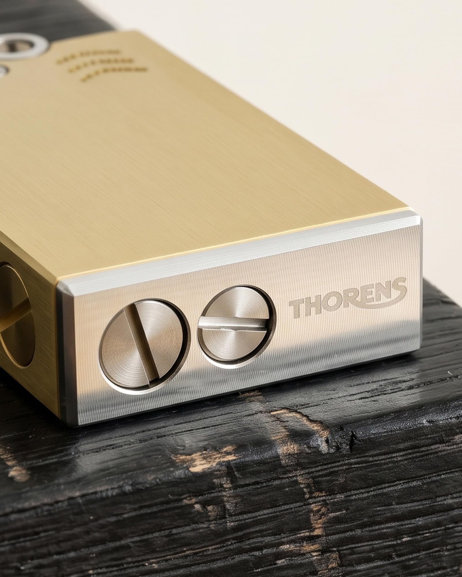 Thorens - Accendino a espulsione a cherosene, stile vintage, in ottone, classico, con fiamma morbida, riutilizzabile, antivento, regalo di lusso per uomini, campeggio all'aperto