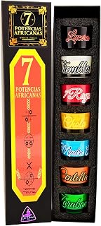 Set de Velas de las Siete Potencias Africanas – Fuerza, Protección y Caminos Abiertos - Seven African Powers Candle Set – Strength, Protection & Open Roads