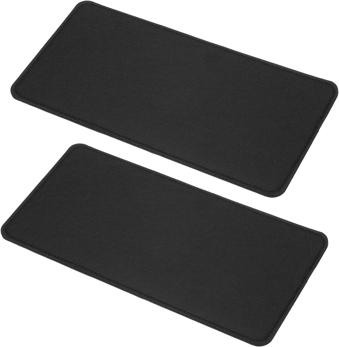 Felt Base Shaper, Bag Bottom Shaper Purse Organizer Insert, Handbag Organizers Arc Corner Liner Board Insert, 14 x 7 Inch Fit for Purse Tote Bag Handbag Women (2 Pack, Black)
