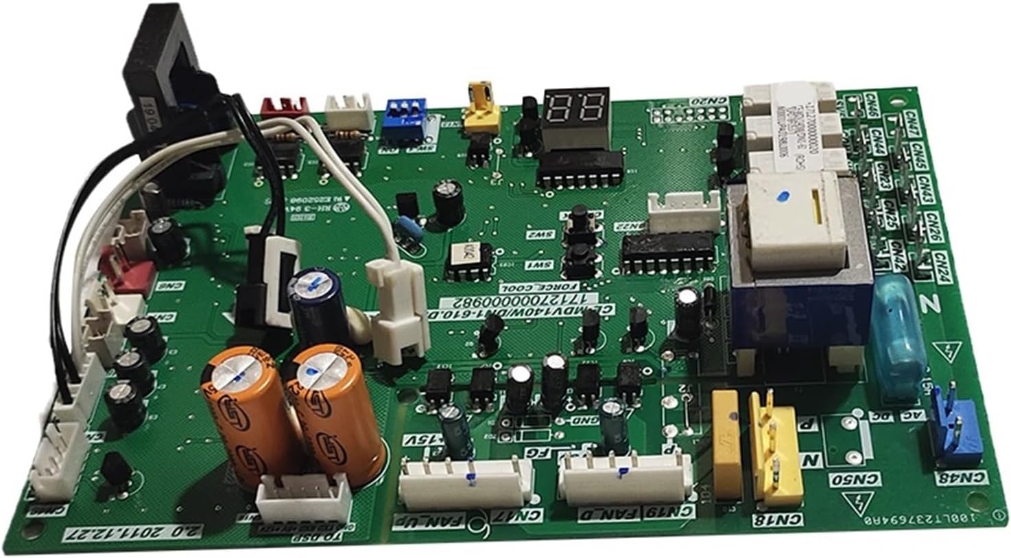 Air Conditioner External Control Computer Board Accessories, Compatible for Midea, 17127000000020 201395190151 CE-MDV140W/DN1-610(UPD78F0537). D.1.1 Motherboard Replacement Parts