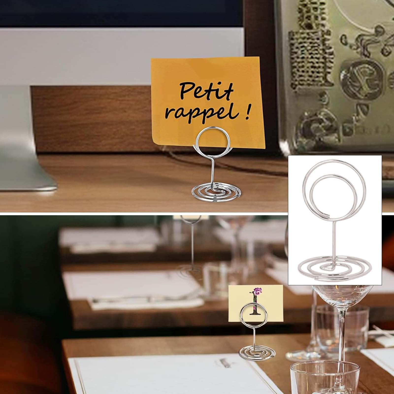 30 Pièces Porte-nom Table Et Porte-photo Sur Pied Pour Mariage, Baptême