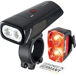 Soporte Para Luz Bontrager SIGMA Sport - Buster 1100 | Luz de Bicicleta LED de 1100 lúmenes | Luz Delantera a batería con Cinco Modos de iluminación | sujeción con función de liberación rápida | Color Negro