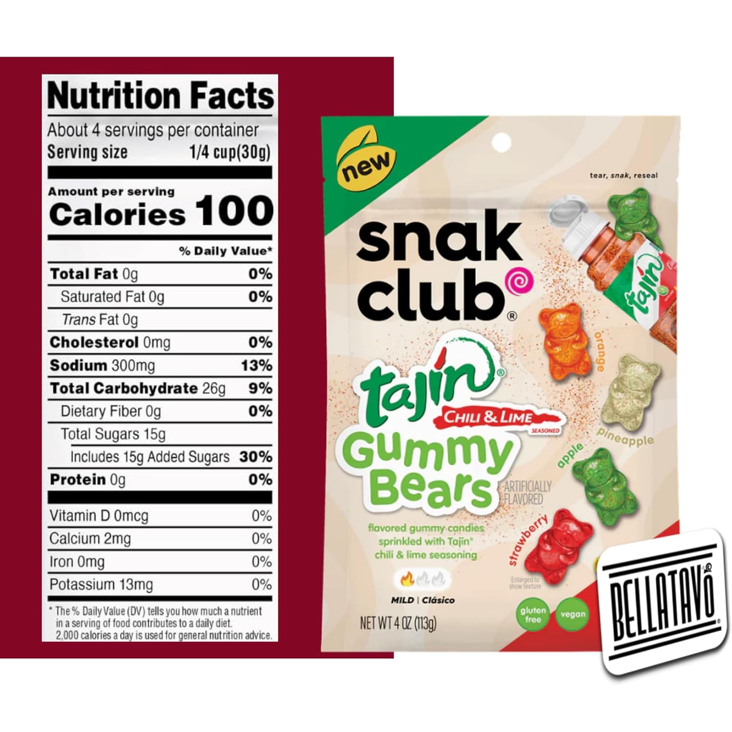 Spicy Gummy Bears Bundle avec Tajin Candy et Aimant Maroc Ubuy