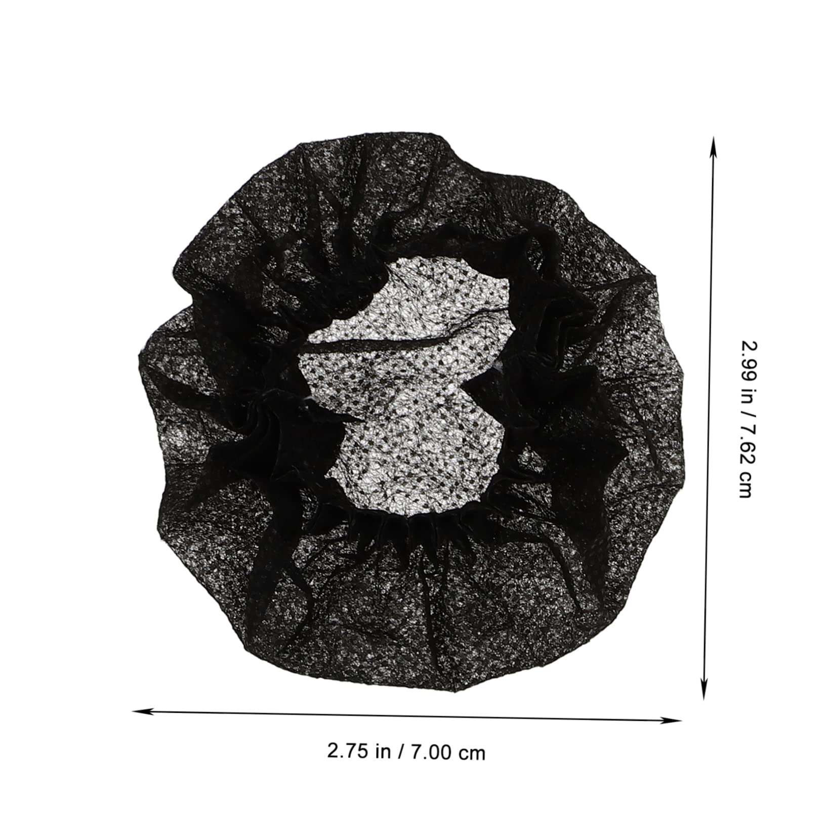 VICASKY 100pcs Disposable Microphone Cover Small Foam Windproof Mic Cover Creative Mic Cover Singing Accessories Mic Protectors Microphone Accessory Non-woven Fabric Black