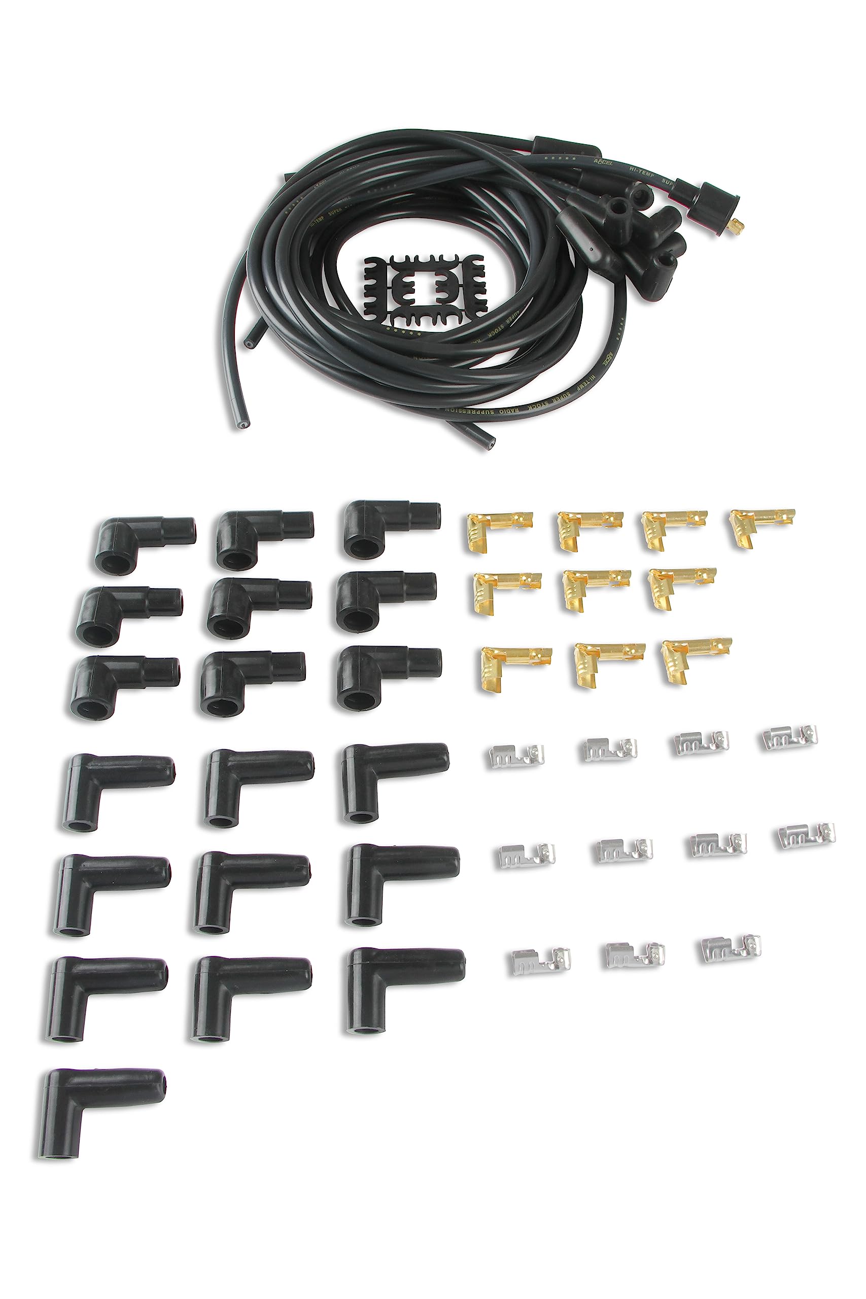 Amazon.com: ACCEL 4041K Spark Plug Wire Set- 8mm - Black