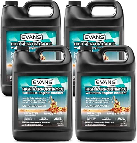 EVANS EC53001 - Refrigerante de alto rendimiento sin agua, paquete de de 4