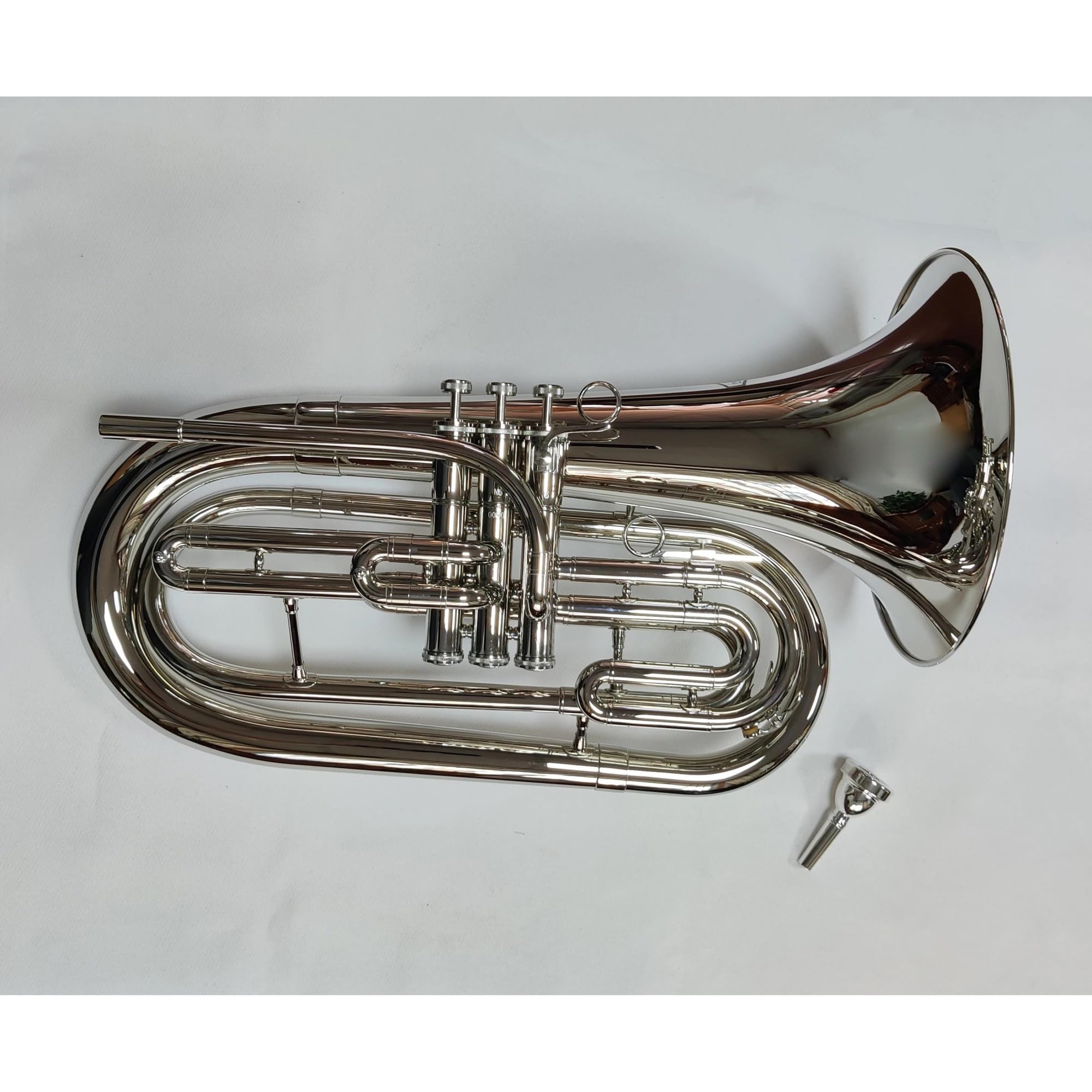 Eufonium Niklowany Ton Bb Marching Euphonium Baryton Horn Profesjonalne Wykonanie