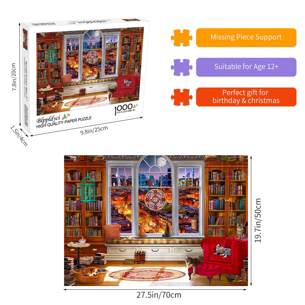 Jigsaw Puzzles for Adults 1000 Piece Moonlit Leisure Time Fun