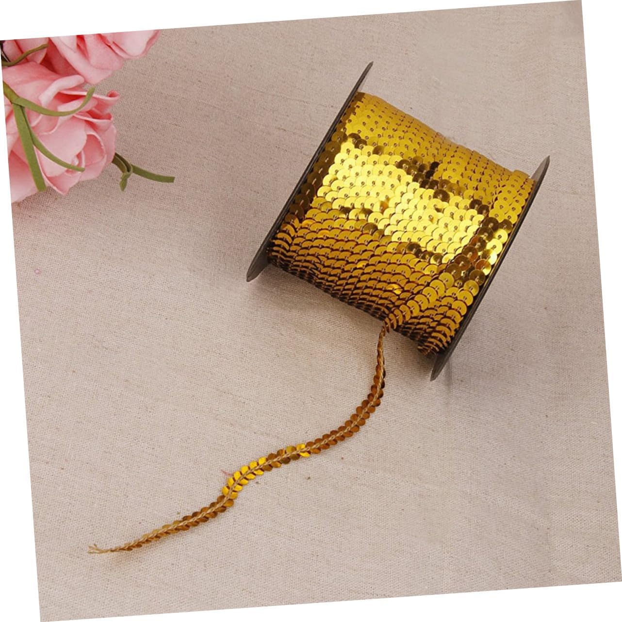 Metallic Flat Sequins Rhinestone Strip Iridescent Sequins for DIY Clothing Starlight Hologram Faceted