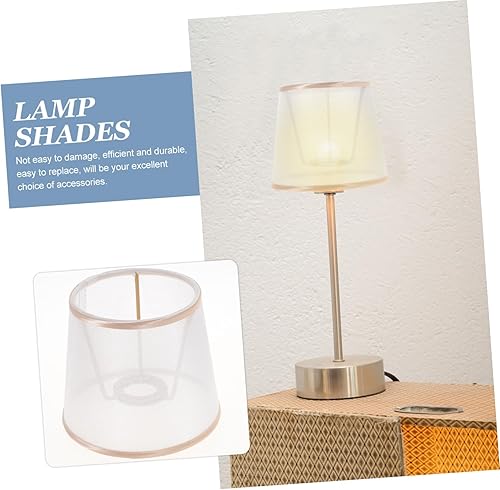 Miniatura 3 de Angoily Cubierta de tela simple para lámpara de mesa y lámparas colgantes, diseño de tela duradera para dormitorio, sala de estar y cocina, fácil