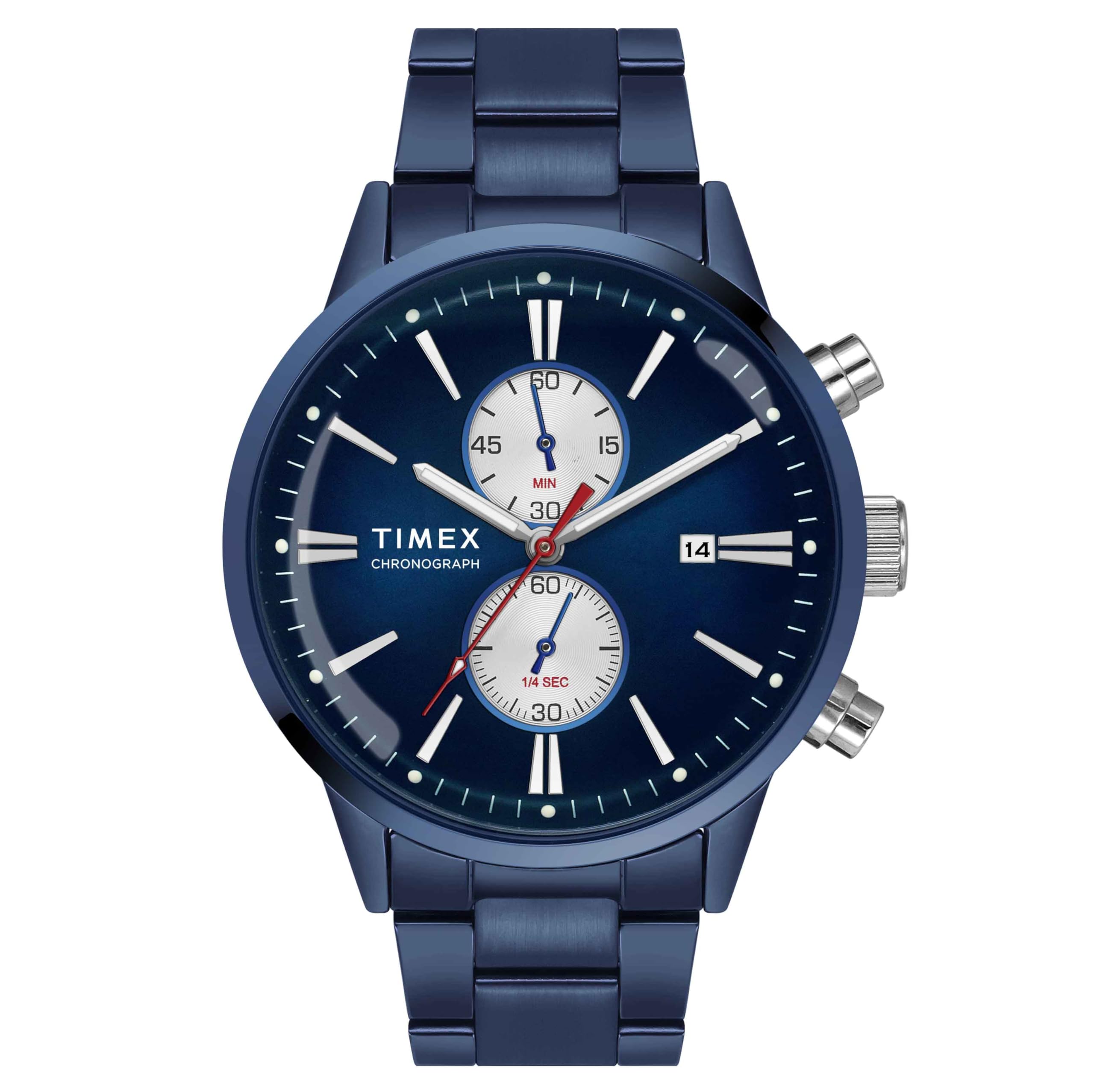 TIMEX Men Blue Round Dial Analog Watch - TWEG19934 (B0D1CJ9F57) Amazon Price History, Amazon Price Tracker