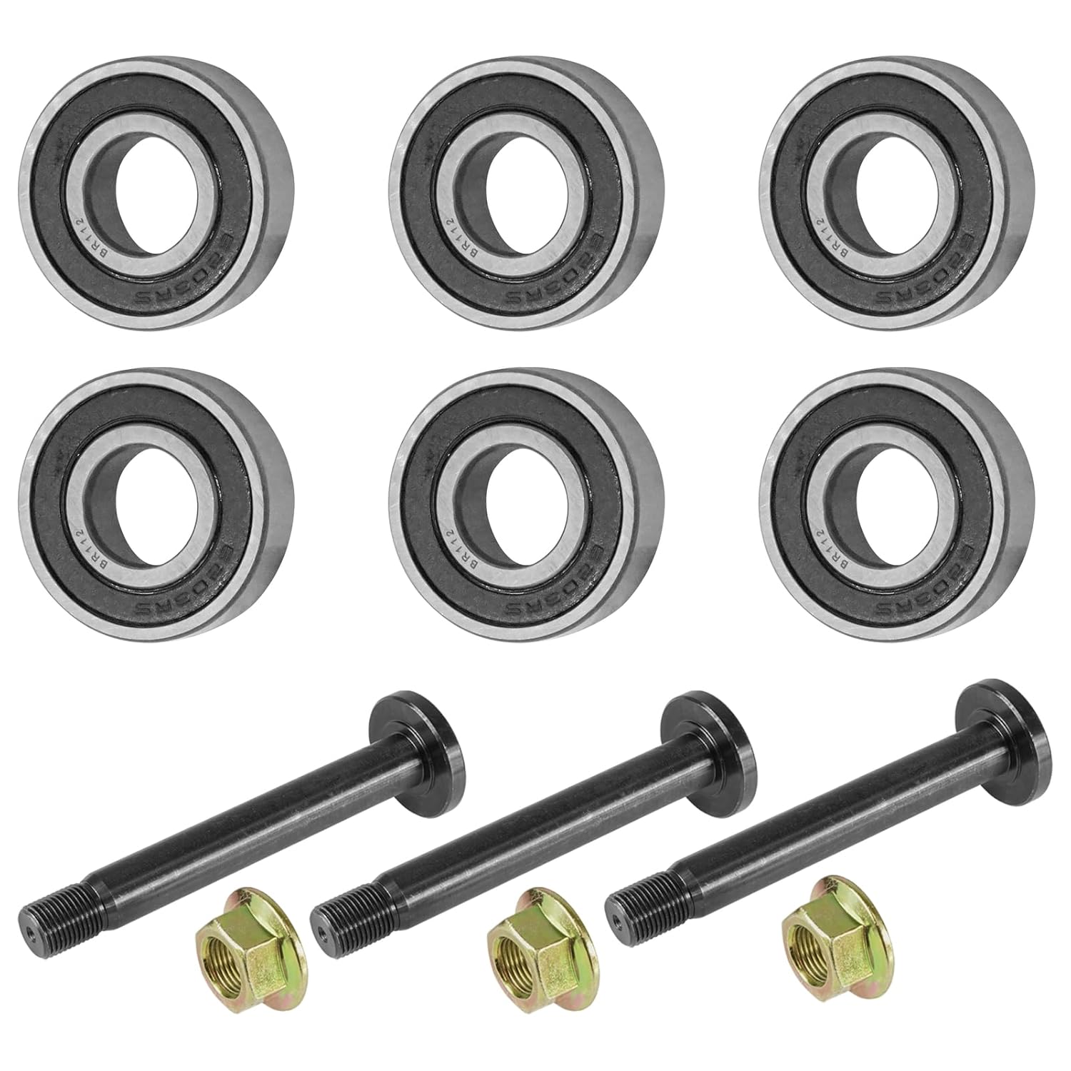 Powersports Replacement Parts for Spindle Shaft and Bearings for Exmark QSS708GEM50200 QT24KA501 QTE708GEM50200 Mod-C33C-41035