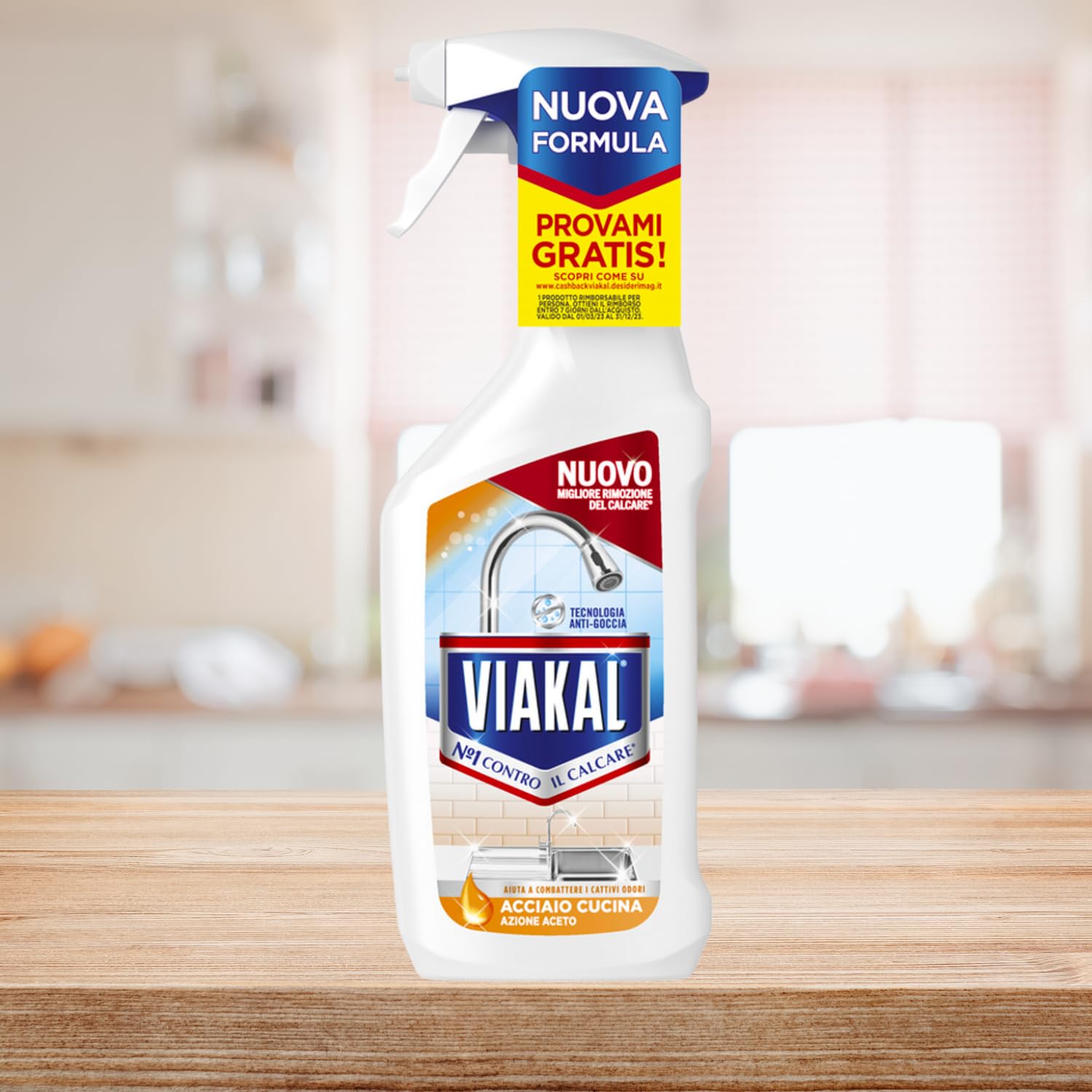 Detergente Spray Acciaio Cucina – 470 ml – Superfici Brillanti Senza Aloni – Variazioni 4/8/12 Pezzi (12)