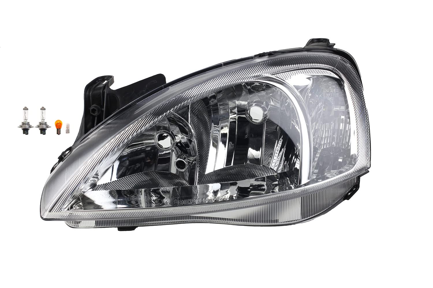 Johns Proiettore alogeno adatto per Opel Corsa C 09/2000-06/2003 Lampadina sinistra