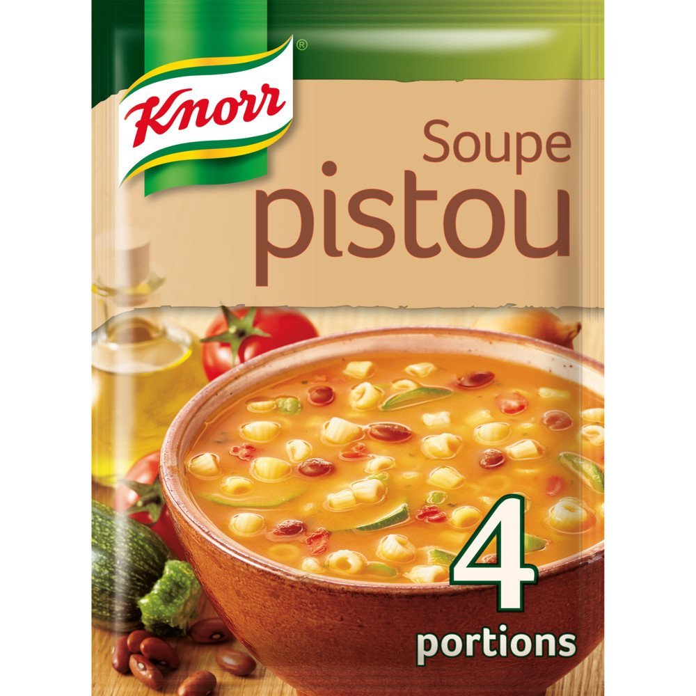 Knorr Pistou - Sopa de aceite de oliva para 4 personas (80 g, 14 unidades)