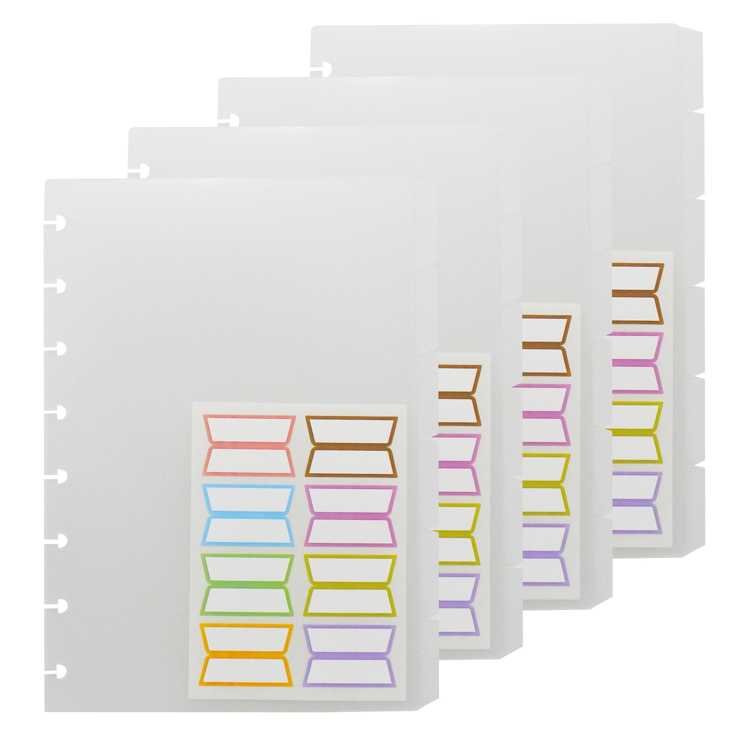 Intercalaires Junior trous champignon pour planificateur de disque et journal - 8