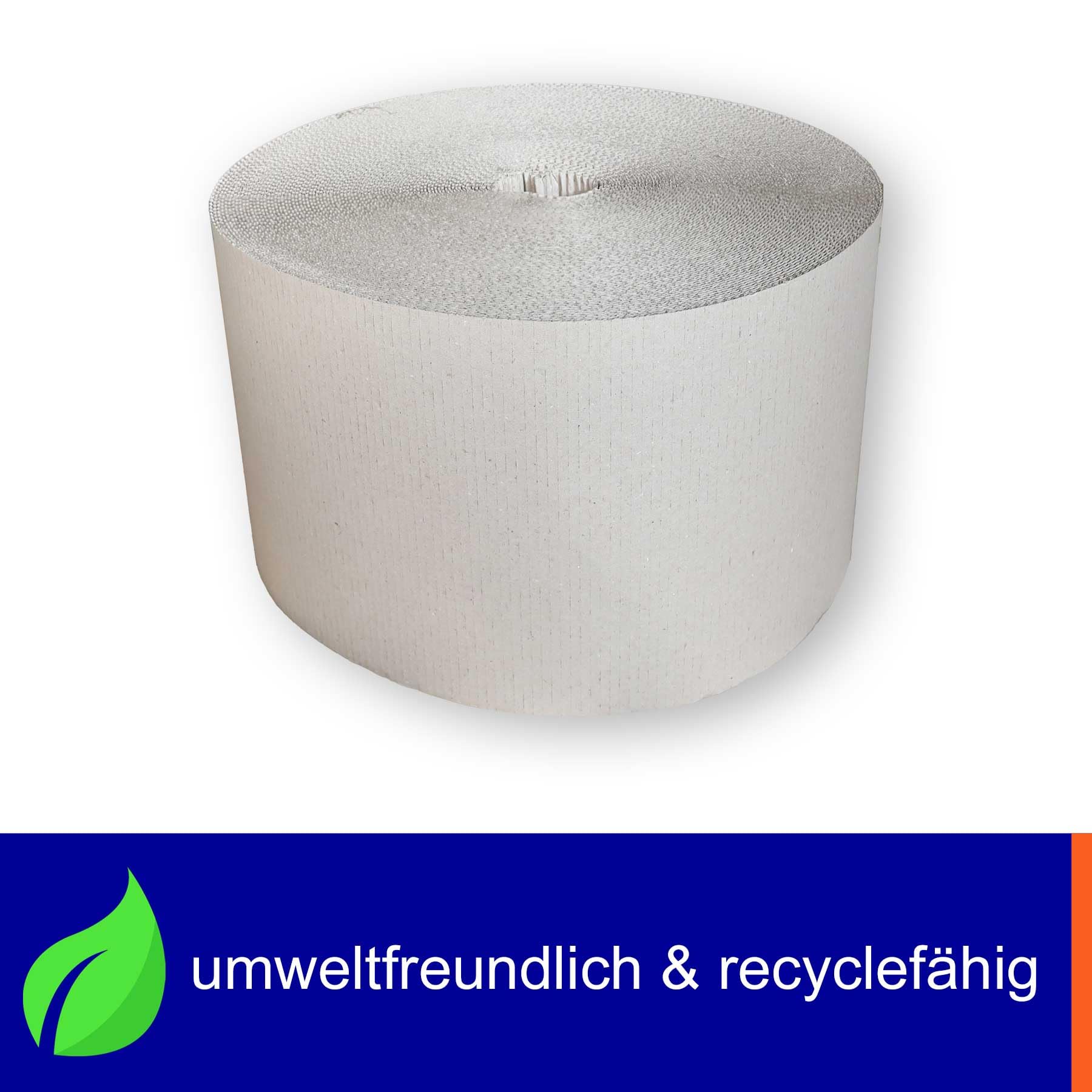 1 Rolle Rollenwellpappe | Breite: 30cm | Länge: 70m | ausgezeichnete Polsterwirkung | Verpackung, Schutz, Ausfüllen von empfindlichen Waren | wiederverwendbar | umweltfreundlich | recyclebar