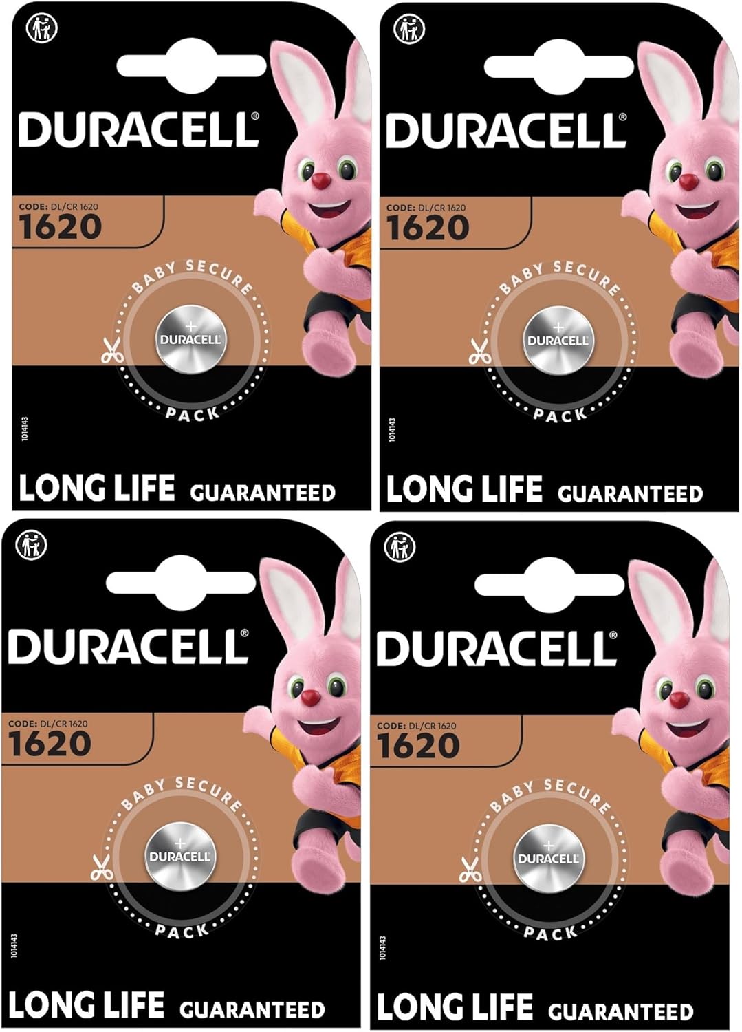 4x Duracell CR1620 Lithium-Knopfzellen – Haltbarkeit Bis 10 Jahre, Für Autoschlüssel, Uhren & Kleingeräte